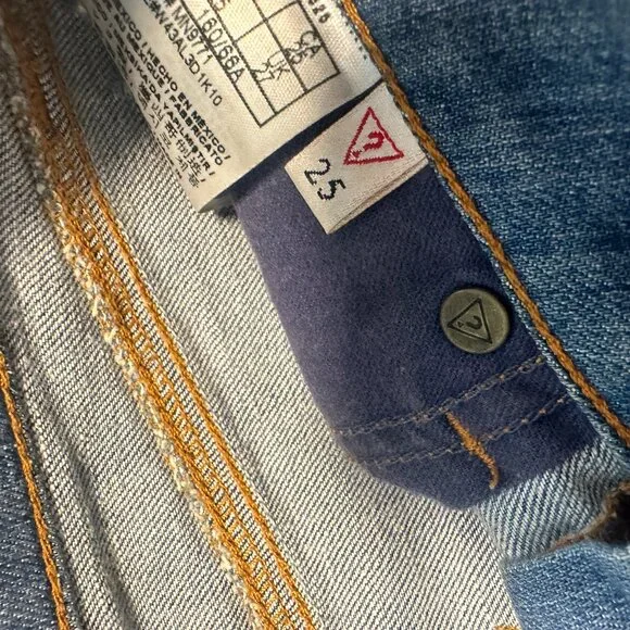 GUESS Denim Button-Up Mini Skirt - Picture 4 of 4